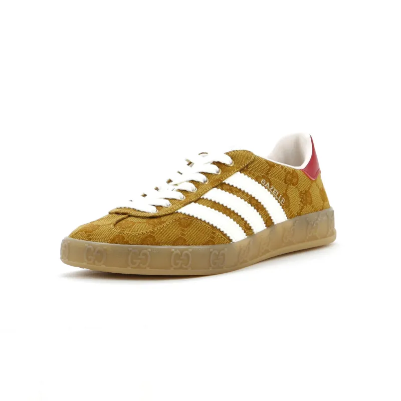Pre-Loved Gucci x Adidas Women's Gazelle Sneakers GG Canvas sold by Zulily