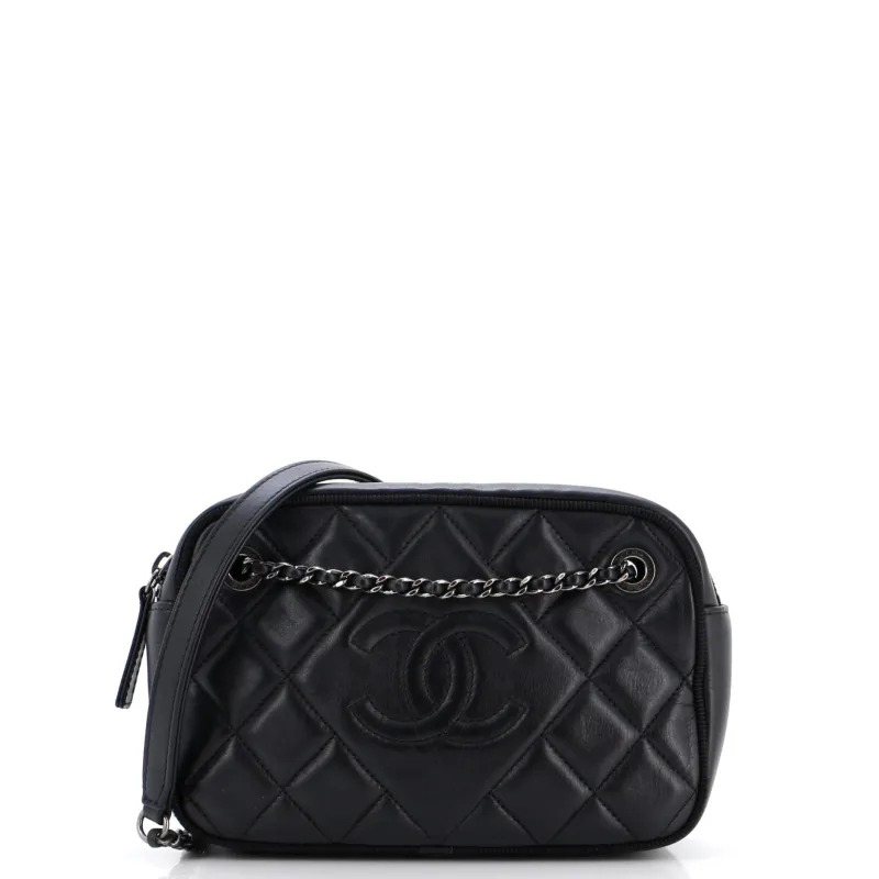 Pre-Loved Chanel Ballerine Camera Case Bag Quilted Calfskin Small sold by Zulily