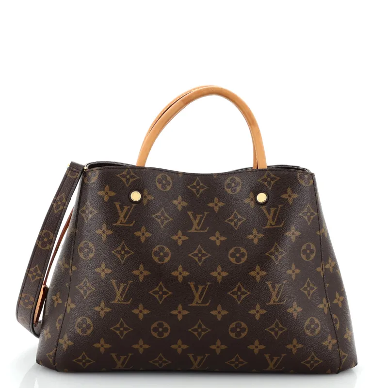 Pre-Loved Louis Vuitton Montaigne Handbag Monogram Canvas MM sold by Zulily