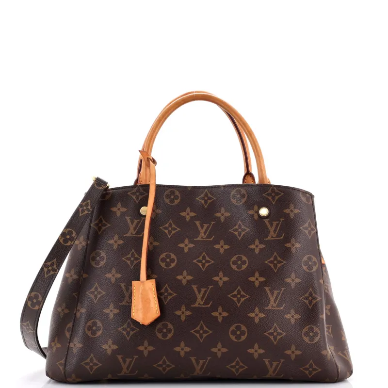 Pre-Loved Louis Vuitton Montaigne Handbag Monogram Canvas MM sold by Zulily