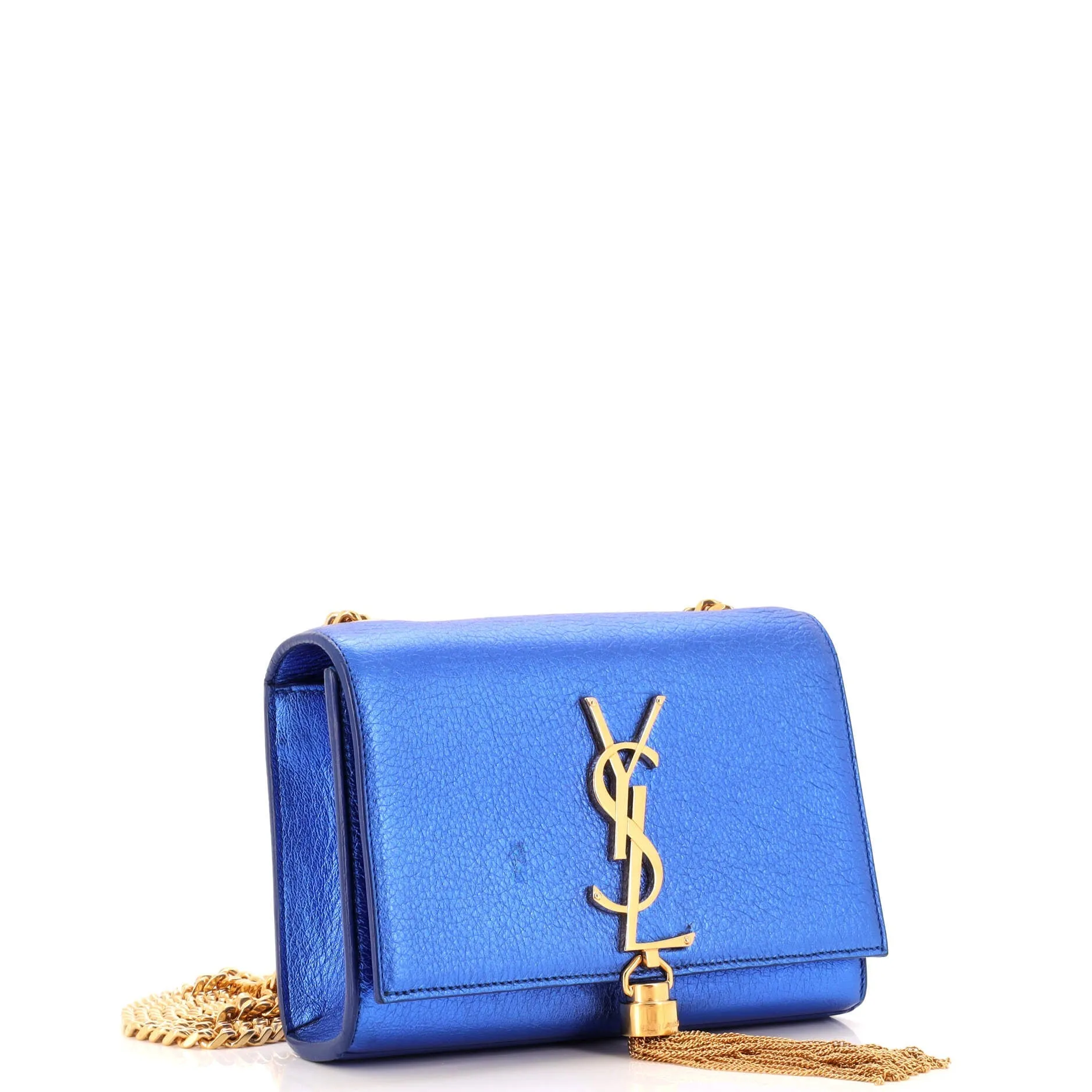 Pre-Loved Saint Laurent Classic Monogram Tassel Crossbody Bag Leather Small sold by Zulily product image thumbnail 2