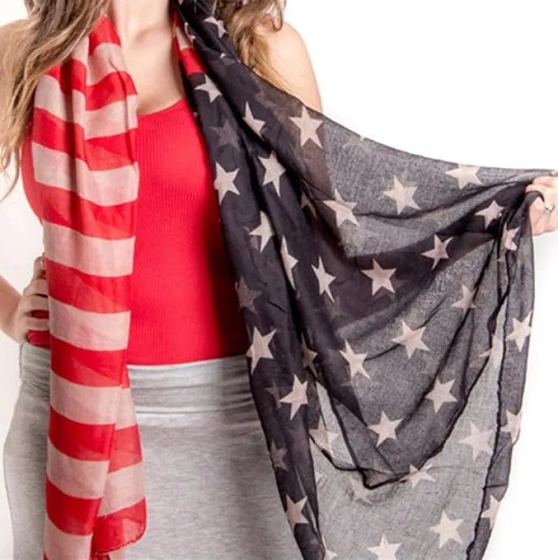 American Spirit Lightweight Scarf sold by Zulily