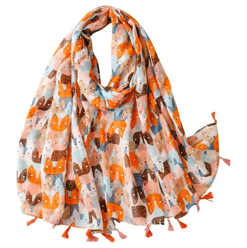 Multi Cat Scarf sold by Zulily