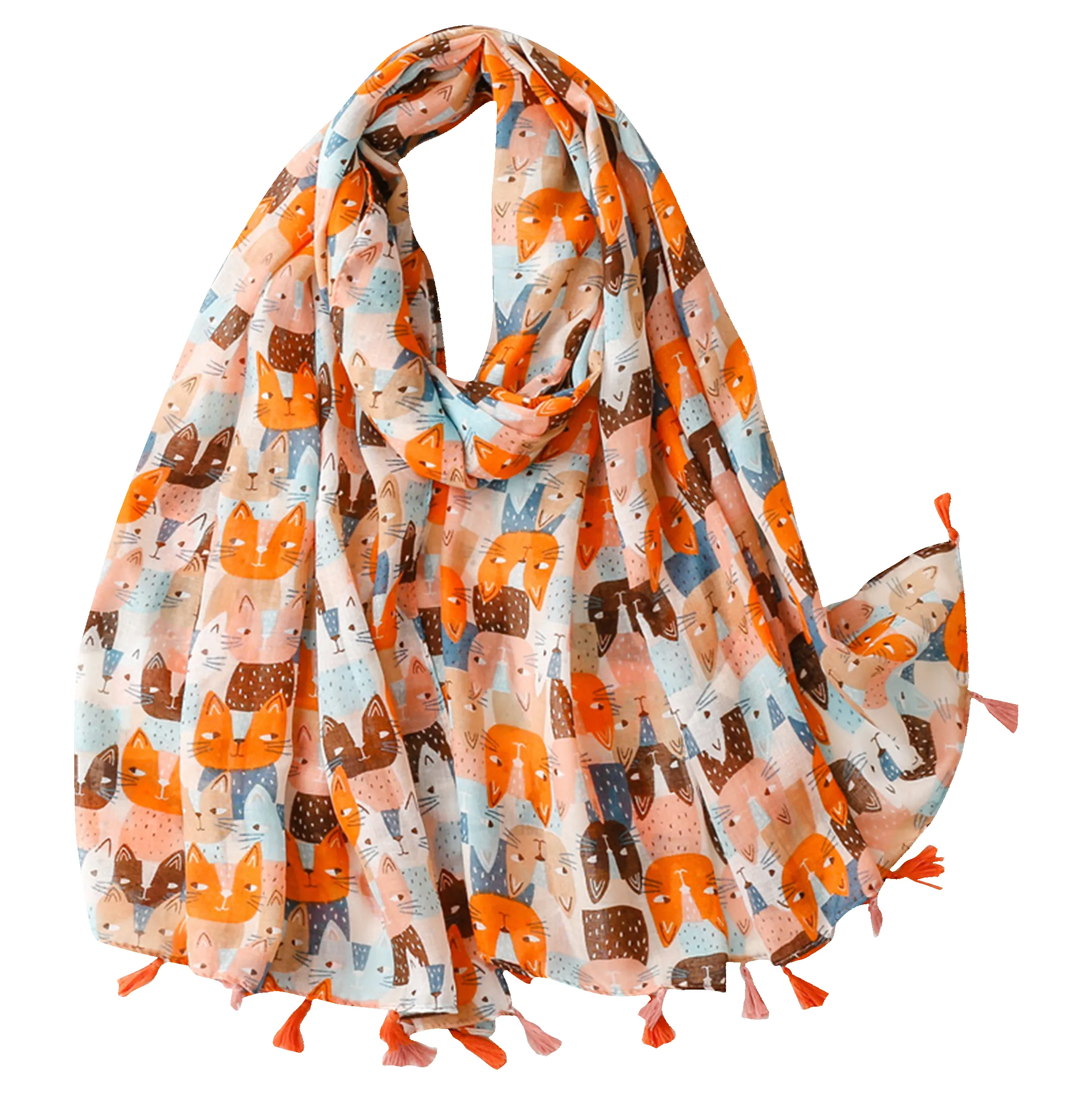 Multi Cat Scarf sold by Zulily