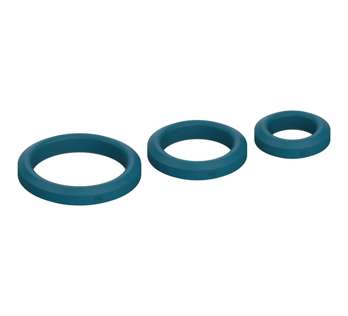 Blue Three-Piece C-Ring Set sold by Zulily
