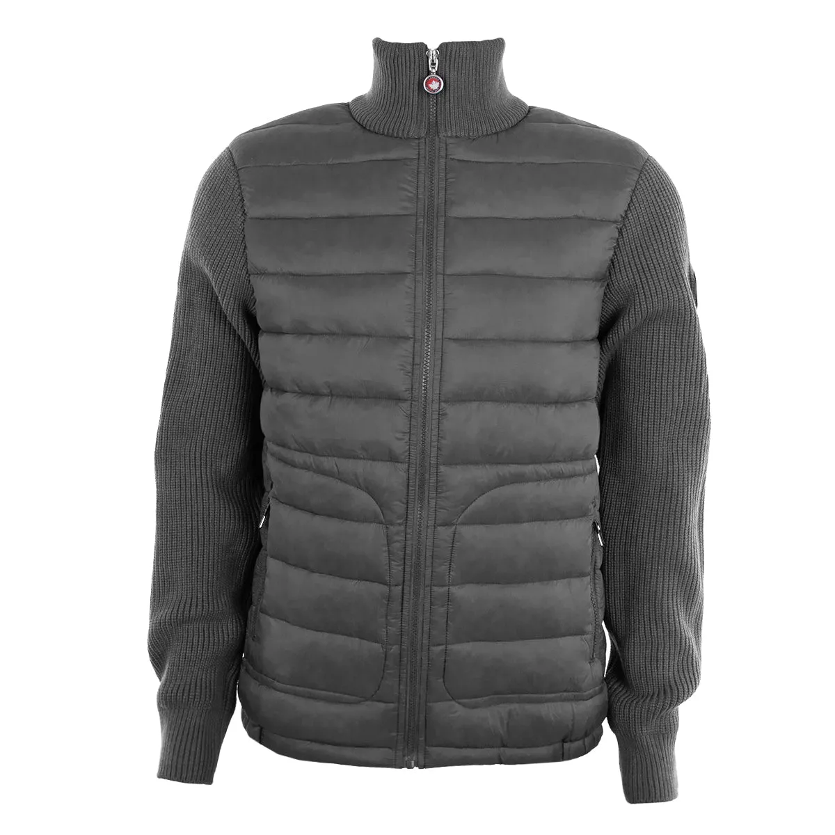 Canada Weather Gear Men's Puffer Jacket with Sweater Sleeves sold by Zulily product image thumbnail 4