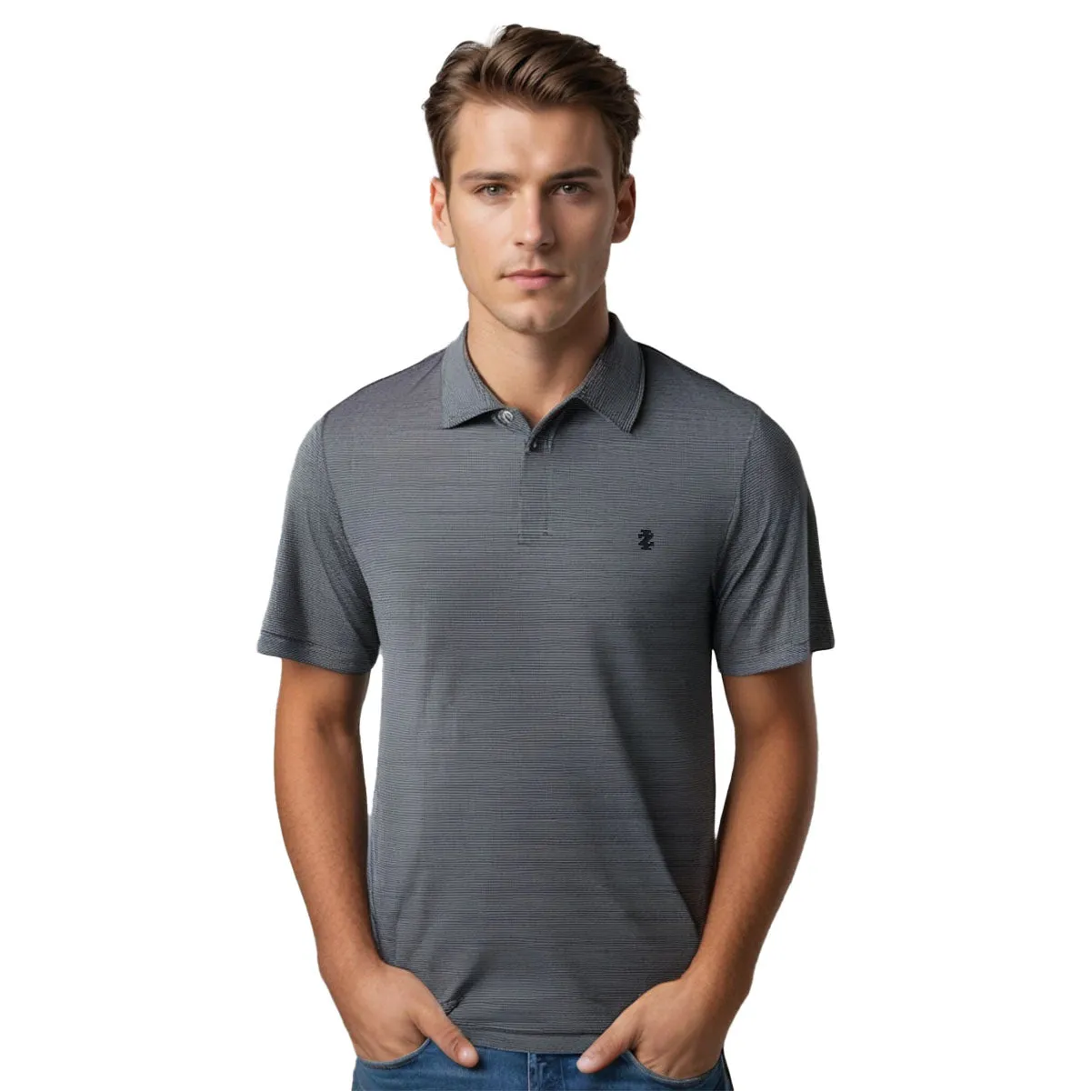 IZOD Men's Micro Stripe Jacquard Polo sold by Zulily