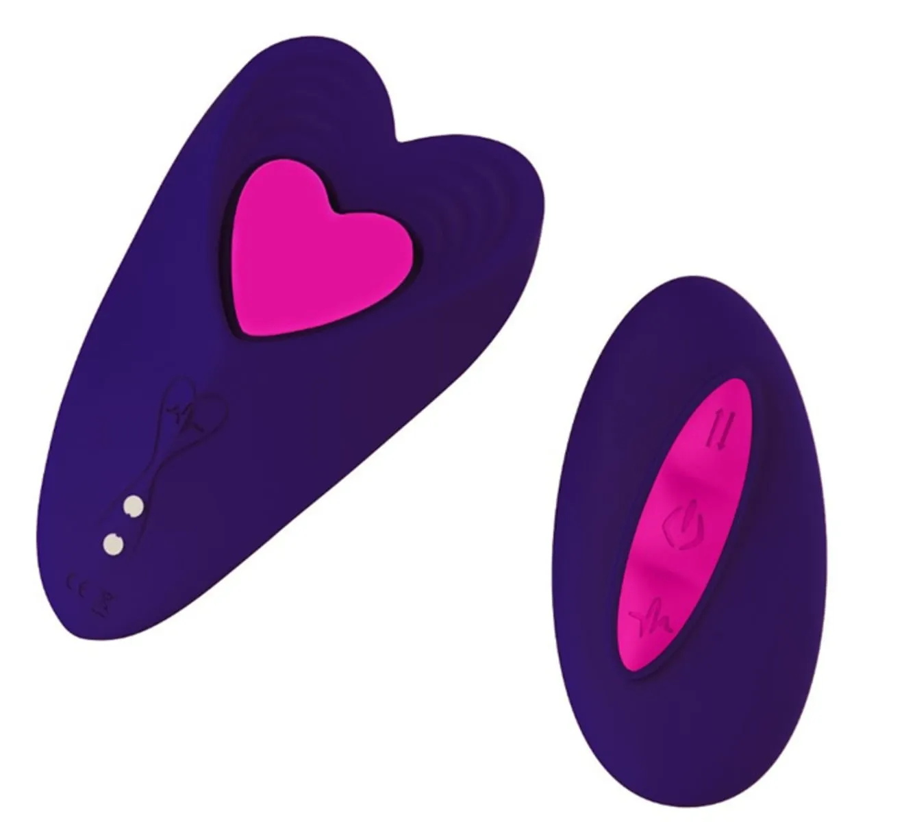Purple Heart Panty Massager Vibe W/Remote sold by Zulily