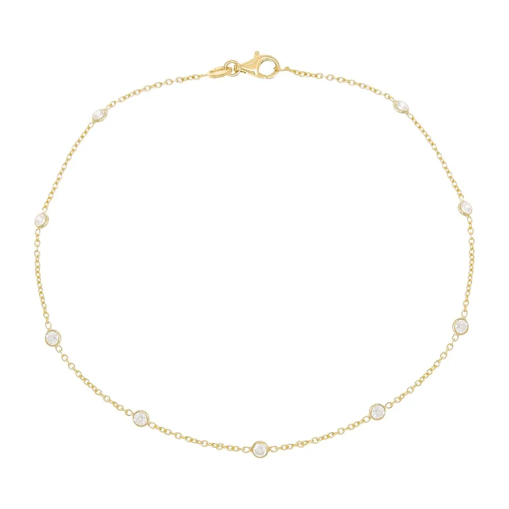 Diamond By The Yard Anklet sold by Zulily