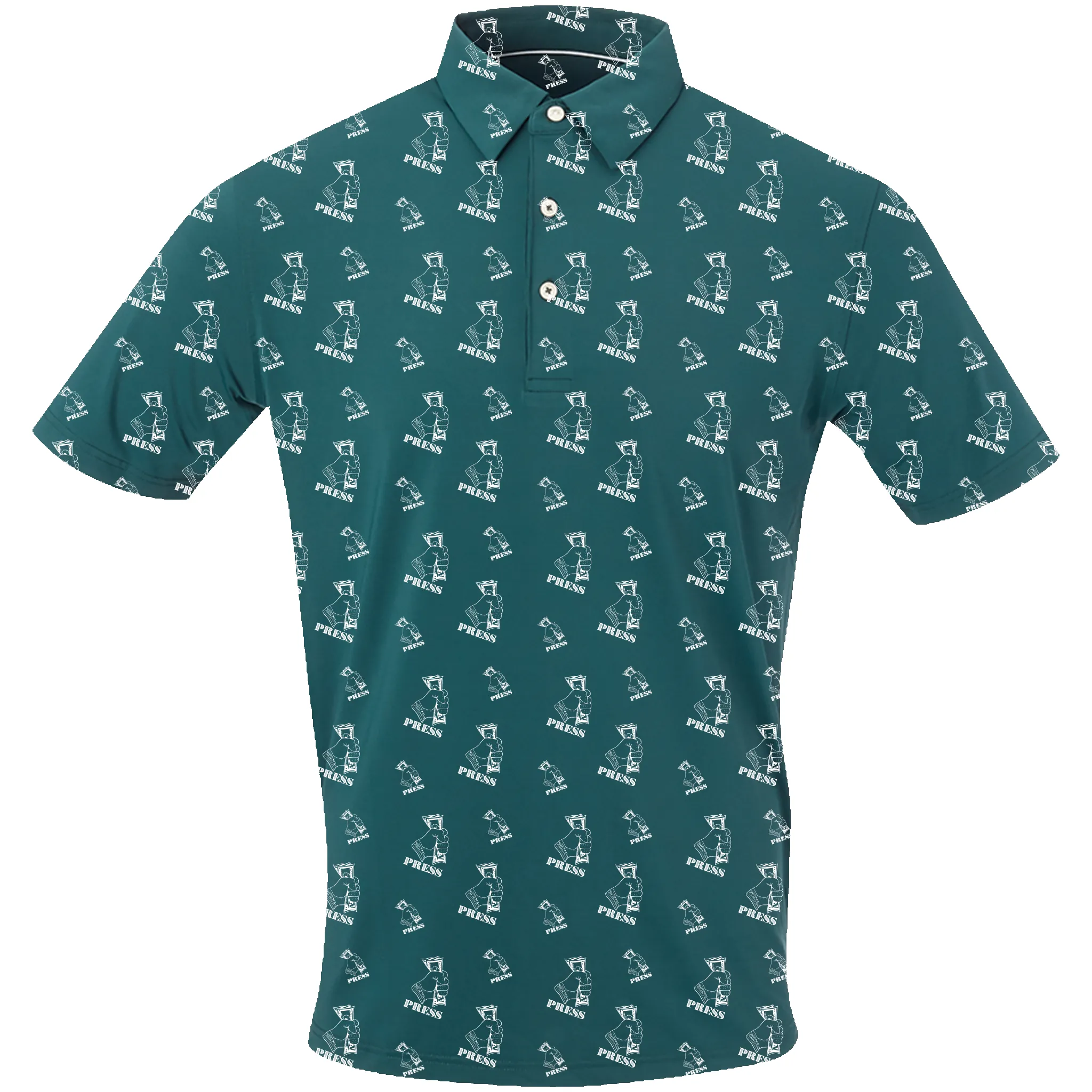 Golf Press Men's Polo by SwingJuice LLC sold by Zulily product image thumbnail 2