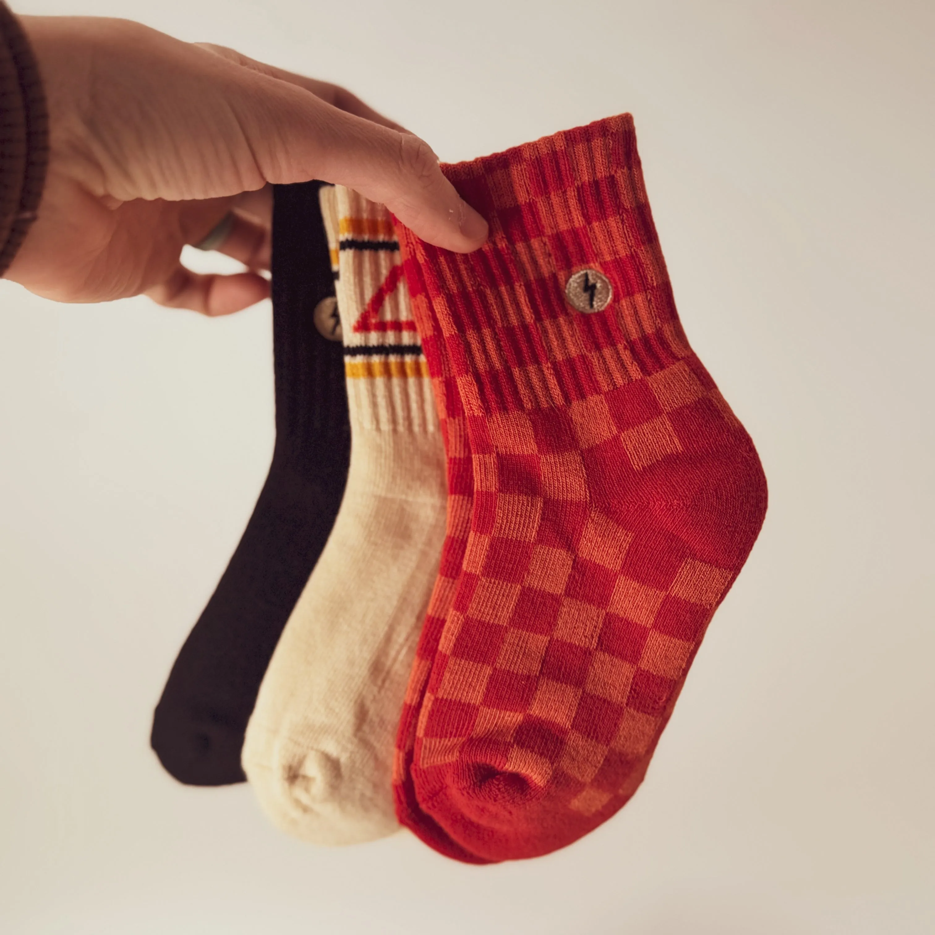 LITTLE RAD THINGS 3-PACK SOCKS - RETROGRADE sold by Zulily product image thumbnail 3