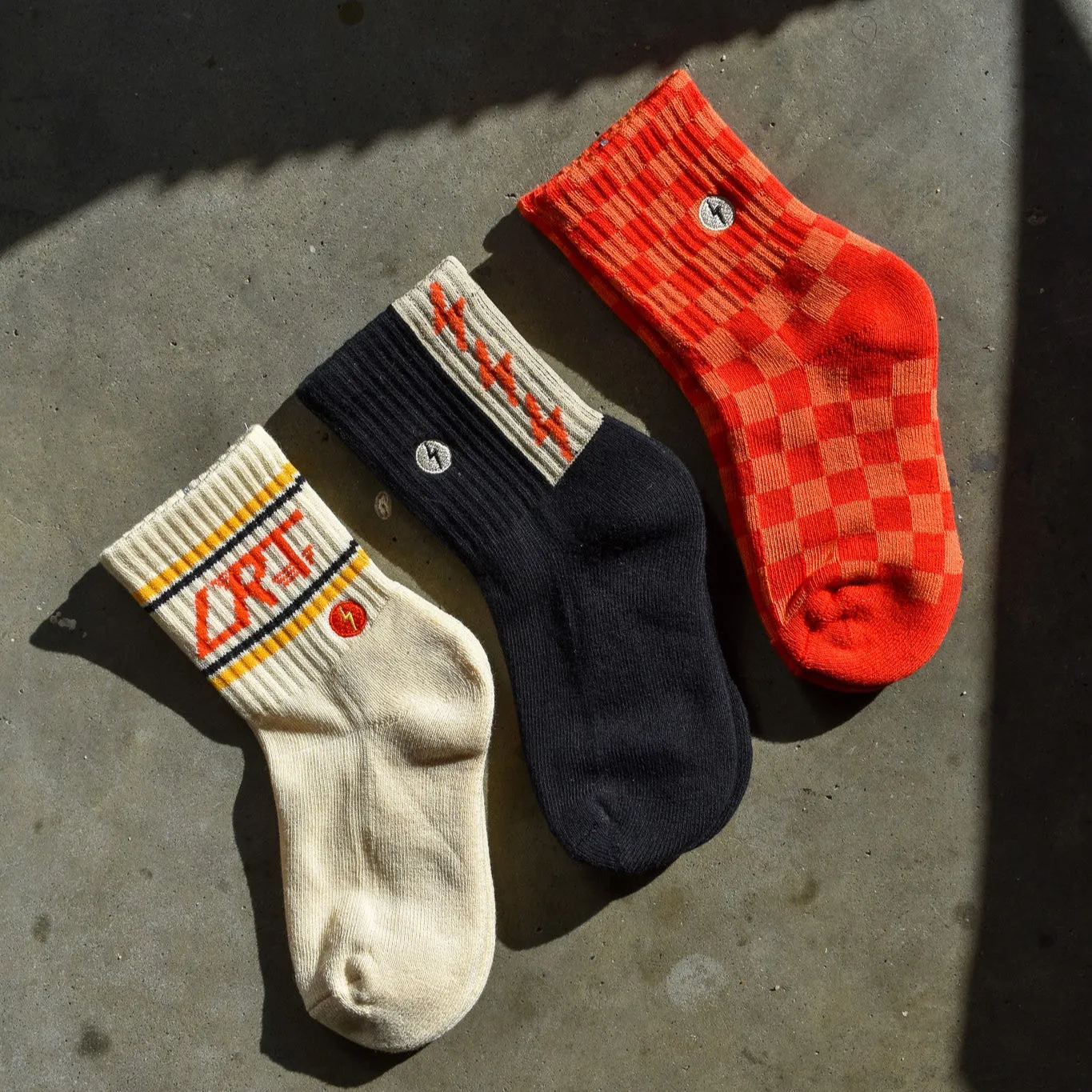 LITTLE RAD THINGS 3-PACK SOCKS - RETROGRADE sold by Zulily product image thumbnail 2