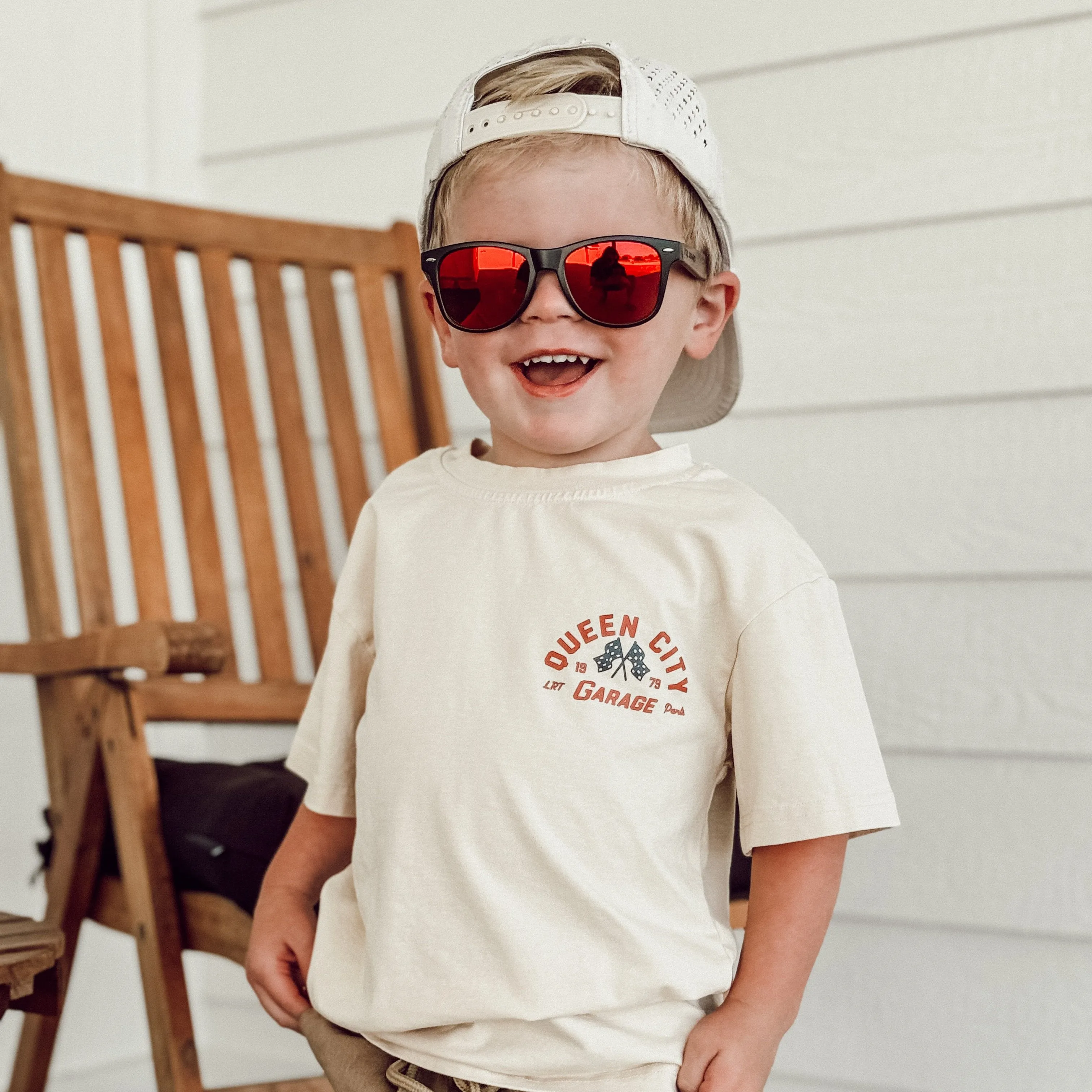 LITTLE RAD THINGS BOY'S QUEEN CITY GARAGE TEE sold by Zulily product image thumbnail 3