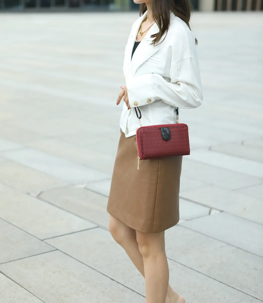 MKF Collection Women's Olga Signature Phone Crossbody Bag sold by Zulily product image thumbnail 2