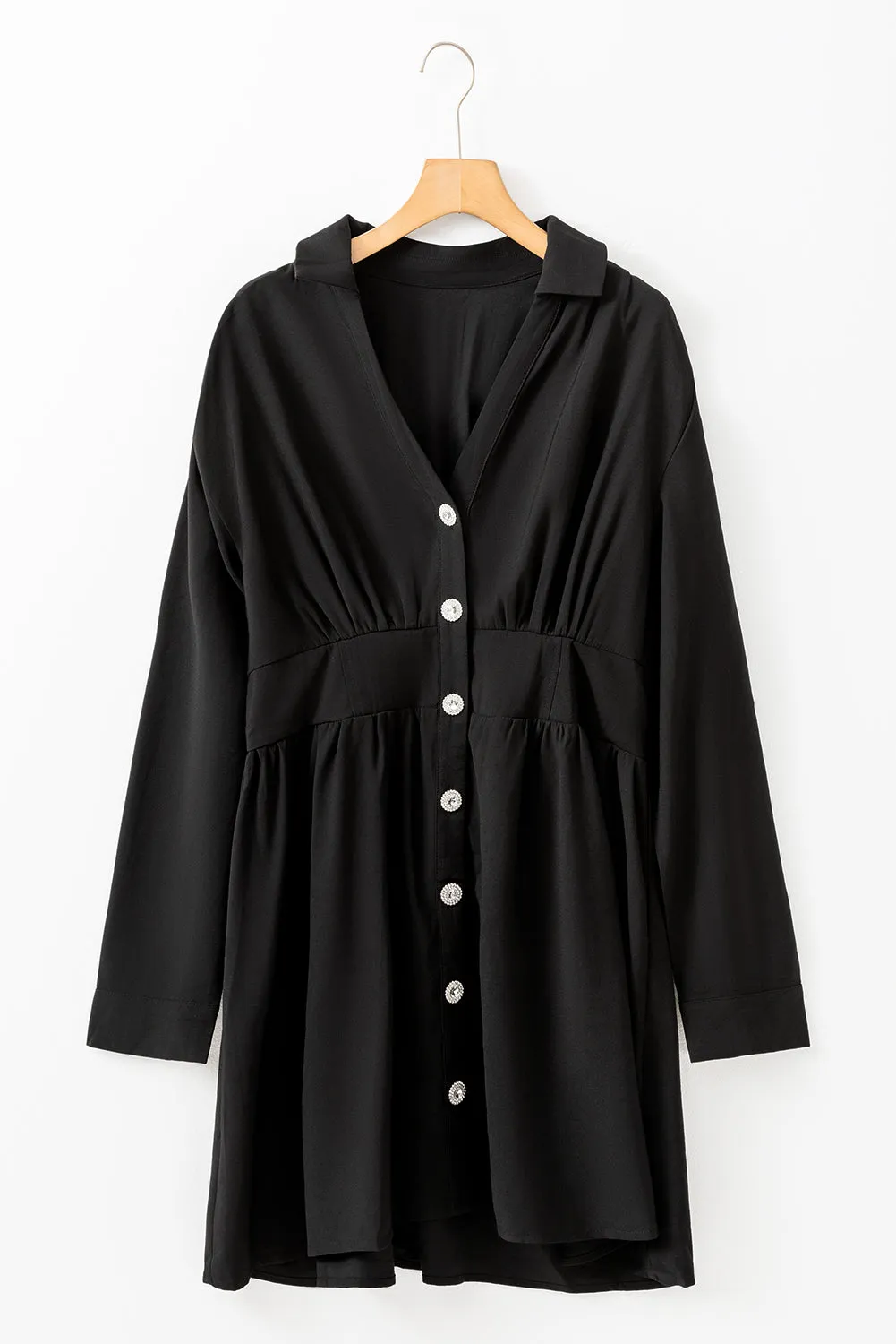 Leia Long Sleeve Shirt Mini Dress by Threaded Pear sold by Zulily product image thumbnail 5