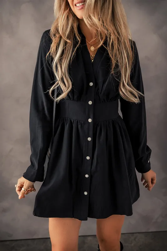 Leia Long Sleeve Shirt Mini Dress by Threaded Pear sold by Zulily