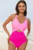 Nina Ric Rac Trim One Piece Swimsuit by Threaded Pear sold by Zulily