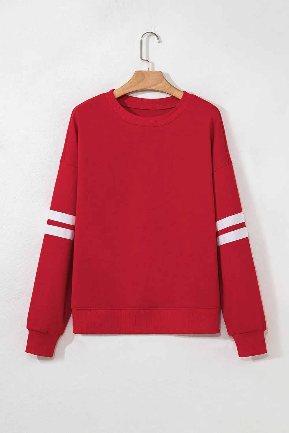 Lennon Varsity Striped Oversized Sweatshirt by Threaded Pear sold by Zulily