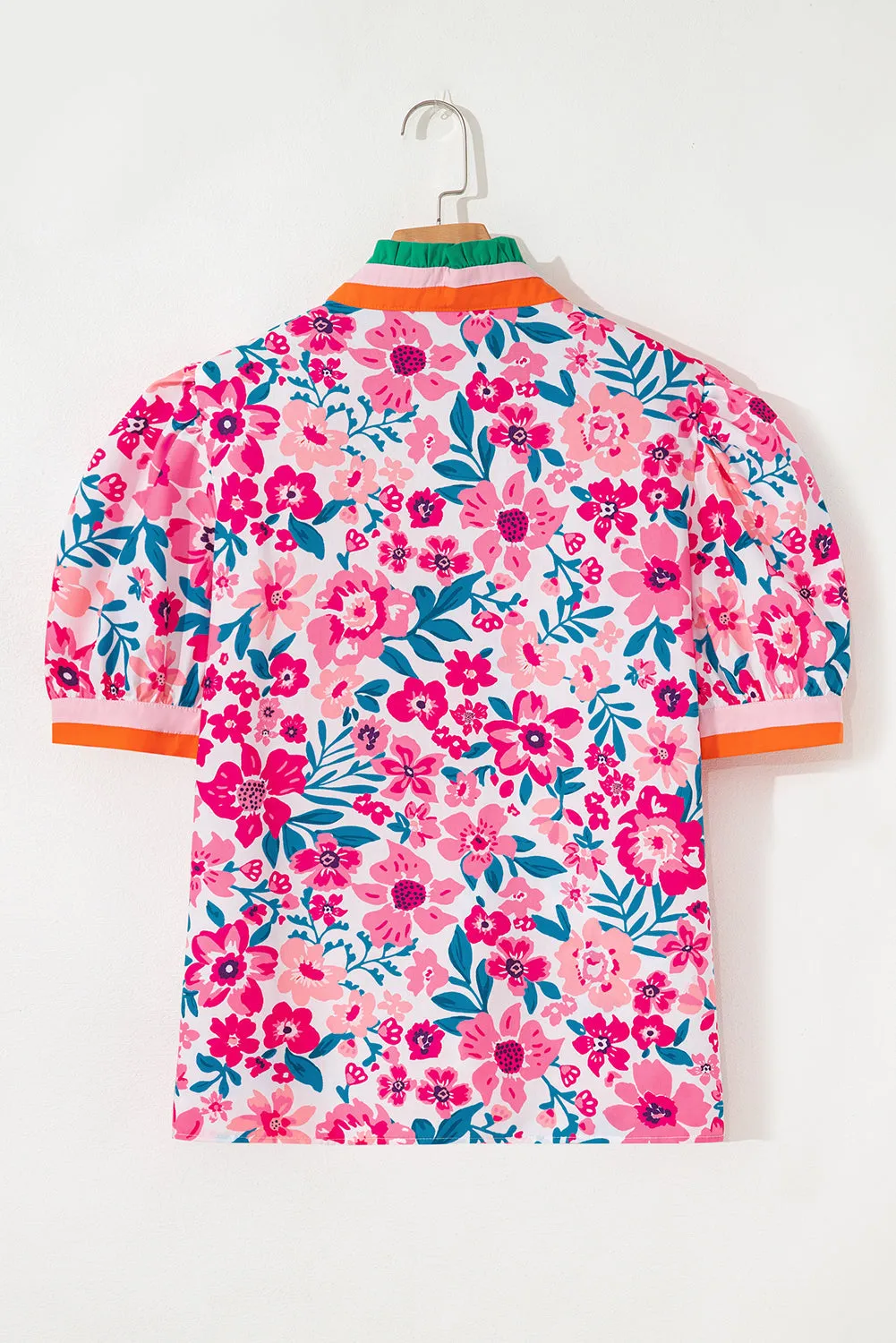 Gianna Floral Short Sleeve Blouse by Threaded Pear sold by Zulily product image thumbnail 5
