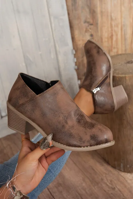 Tulip Opening Suede Ankle Boots by Threaded Pear sold by Zulily