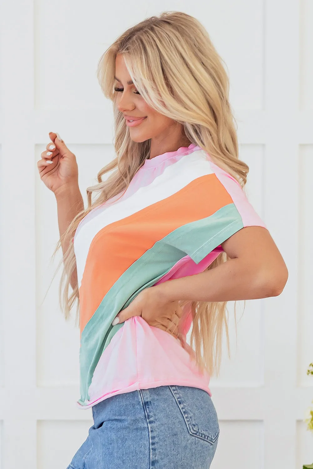 Sylvie Seamed Crewneck Top. by Threaded Pear sold by Zulily product image thumbnail 3