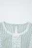 Meredith Stripe Lace Patchwork Crew Neck Tank Top by Threaded Pear sold by Zulily