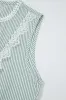 Meredith Stripe Lace Patchwork Crew Neck Tank Top by Threaded Pear sold by Zulily