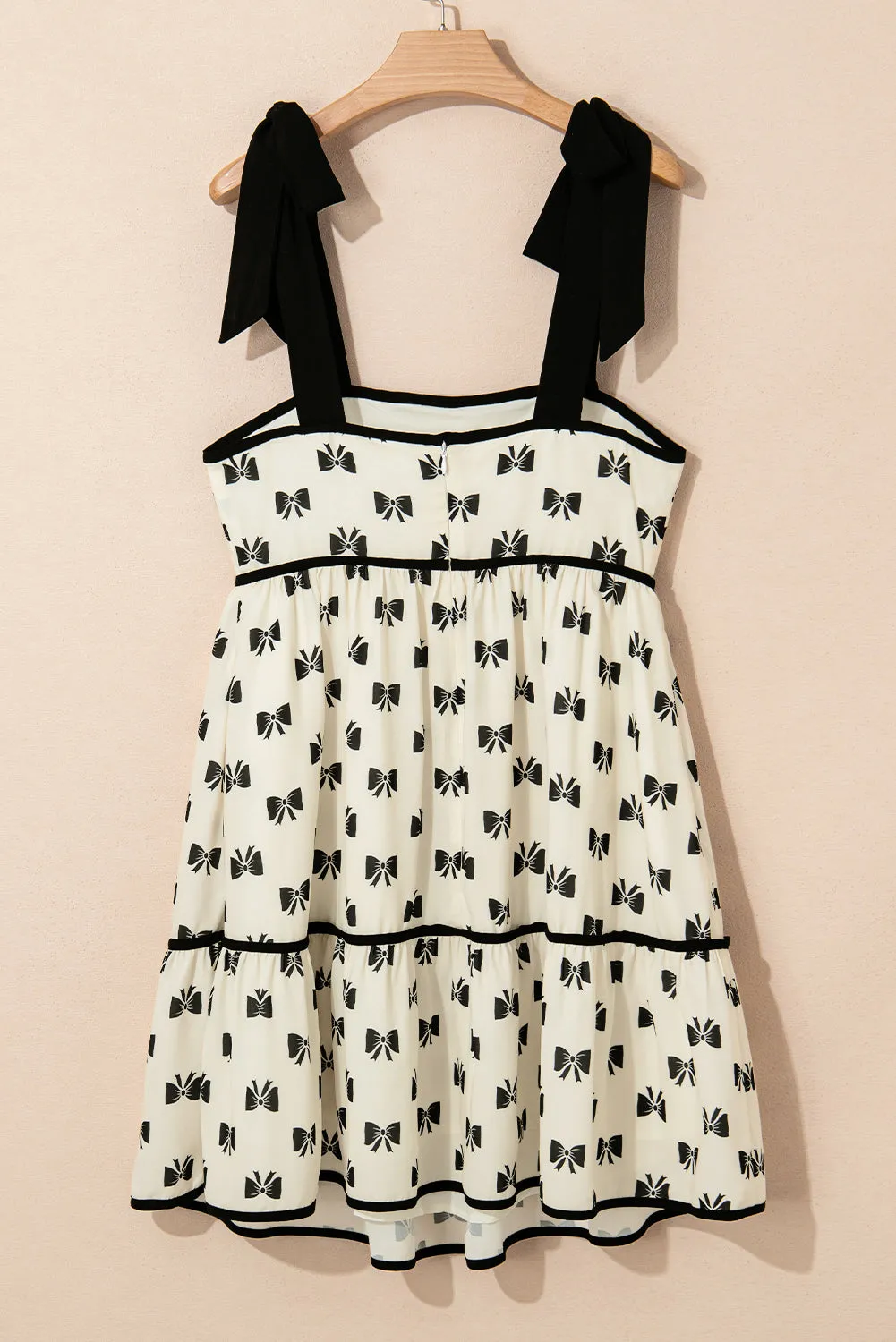Pagie Bow Knot Shoulder Mini Dress by Threaded Pear sold by Zulily product image thumbnail 5