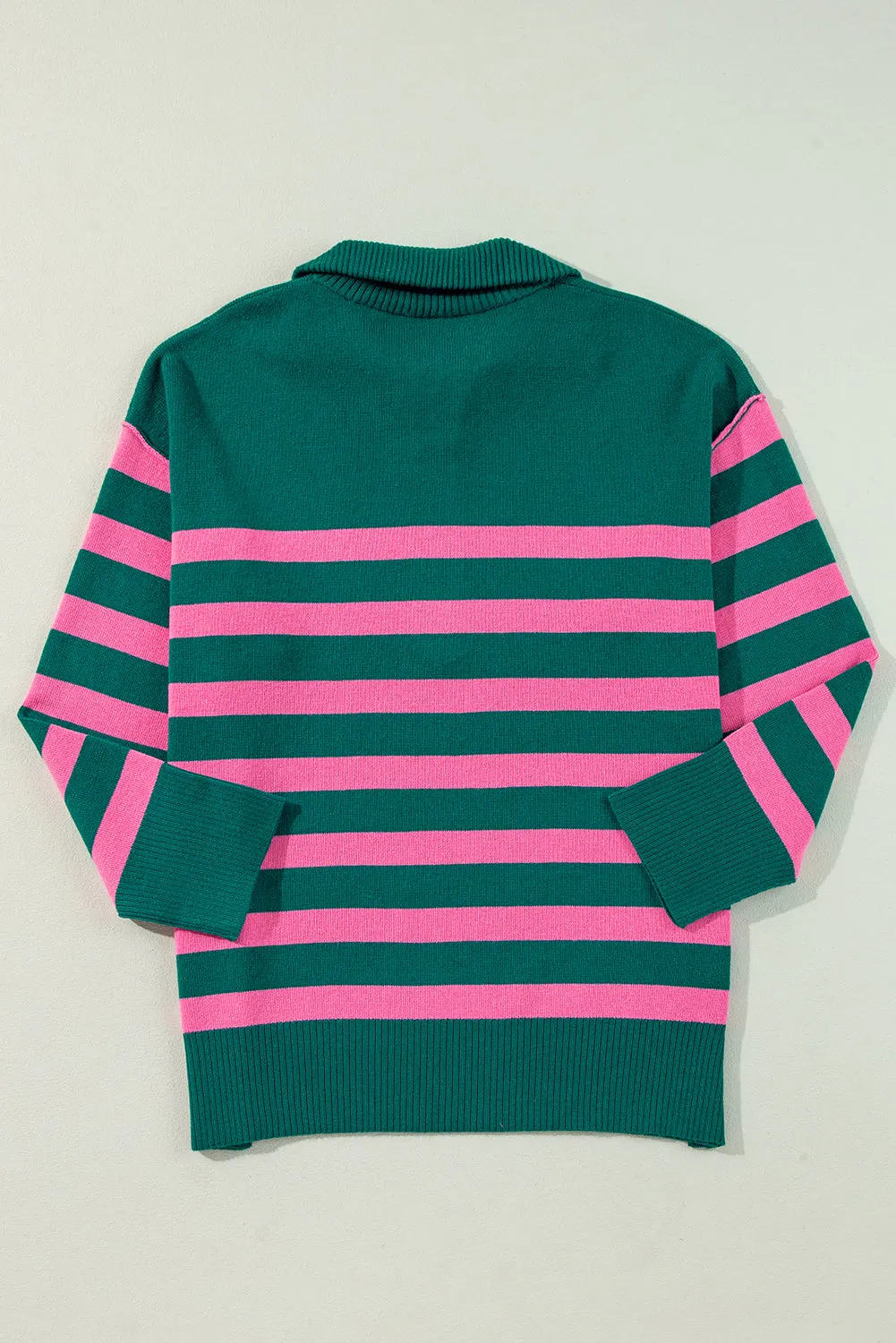 Peyton Collared Quarter Zipper Oversized Sweater by Threaded Pear sold by Zulily product image thumbnail 5