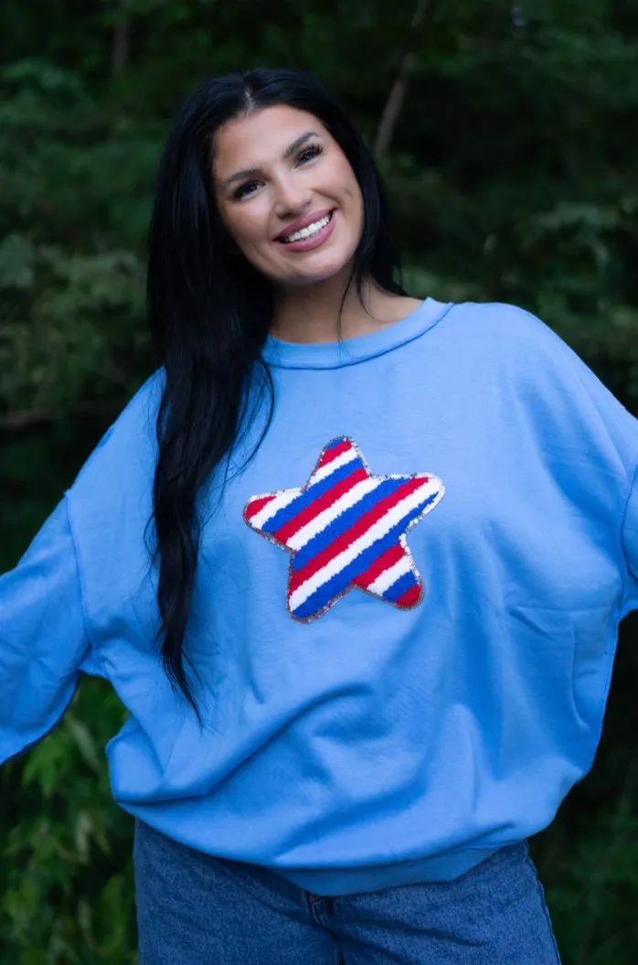 Tru Sequin Star Sweatshirt by Threaded Pear sold by Zulily product image thumbnail 5