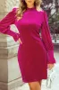 Georgia Smocked Ruffled Puff Sleeve Velvet Dress by Threaded Pear sold by Zulily