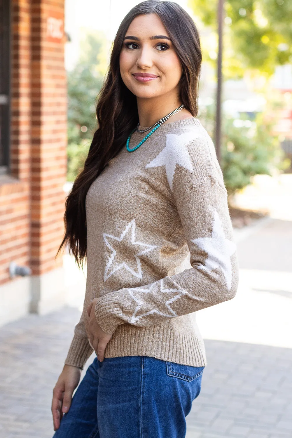 Alani Star Pattern Sweater by Threaded Pear sold by Zulily product image thumbnail 5