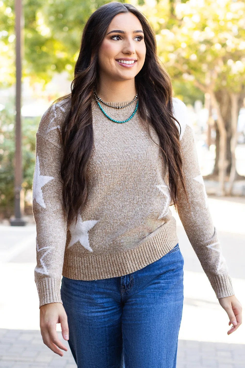 Alani Star Pattern Sweater by Threaded Pear sold by Zulily product image thumbnail 4