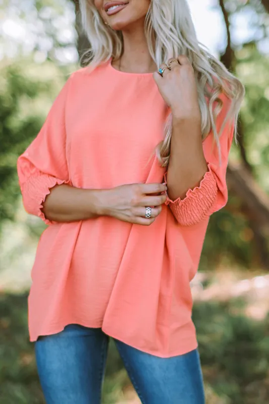 Alessia Smocked Wrist Shift Top by Threaded Pear sold by Zulily