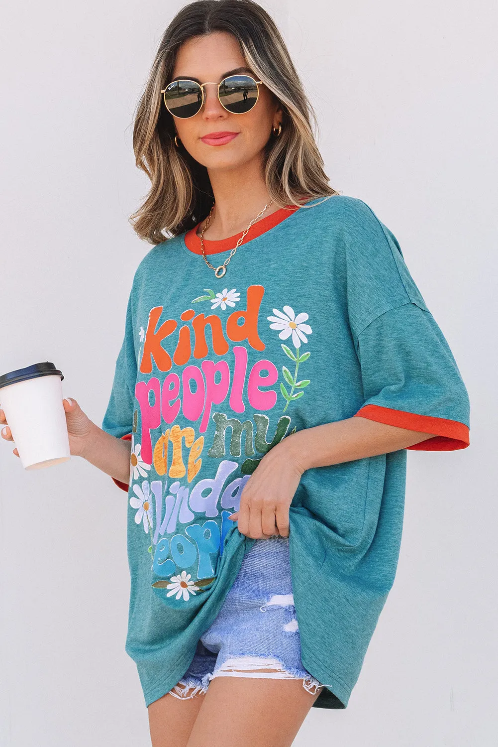 Kind People are My Kind People Tee by Threaded Pear sold by Zulily product image thumbnail 3