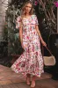 Kaitlyn Floral Short Sleeve Maxi Dress by Threaded Pear sold by Zulily