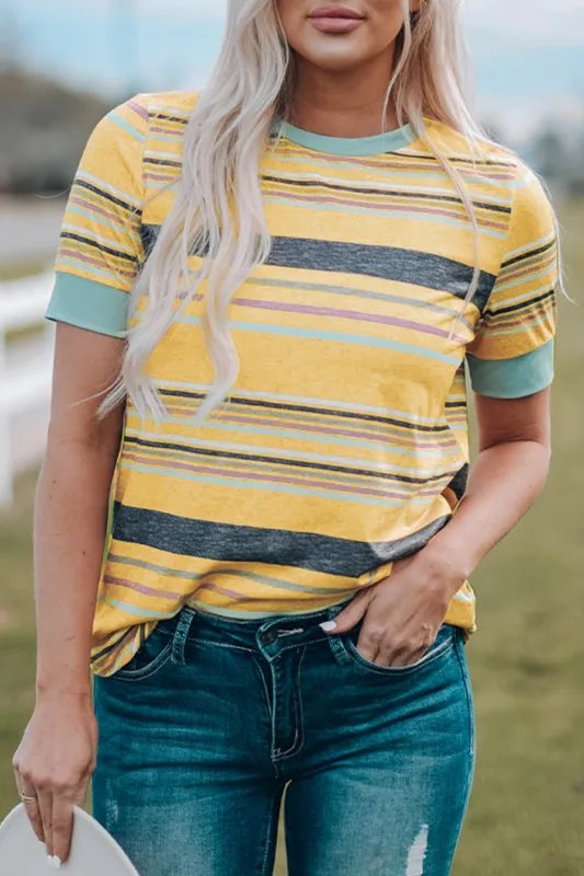 Audrey Crew Neck T Shirt by Threaded Pear sold by Zulily