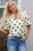 Nylah Polka Dot Shirred Yoke Blouse by Threaded Pear sold by Zulily