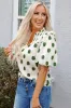 Nylah Polka Dot Shirred Yoke Blouse by Threaded Pear sold by Zulily