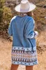 Ariah Aztec Print Open Front Knitted Cardigan by Threaded Pear sold by Zulily