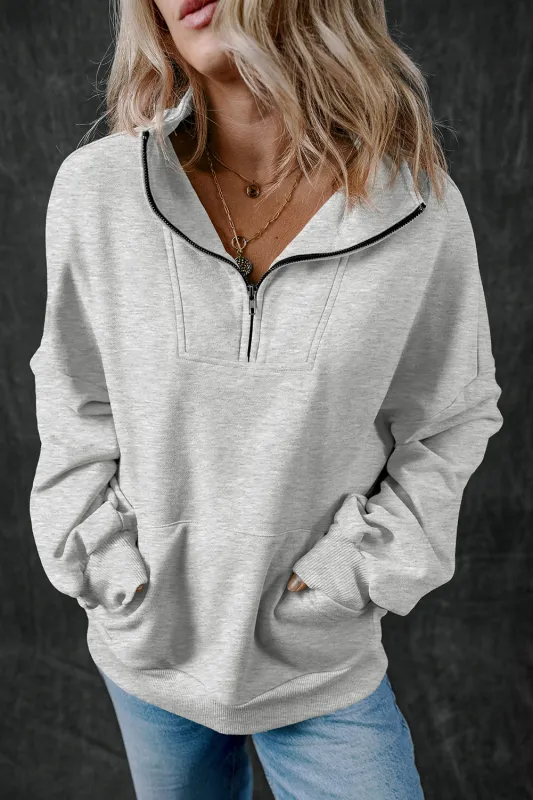 Tatum Kangaroo Pocket Sweatshirt by Threaded Pear sold by Zulily
