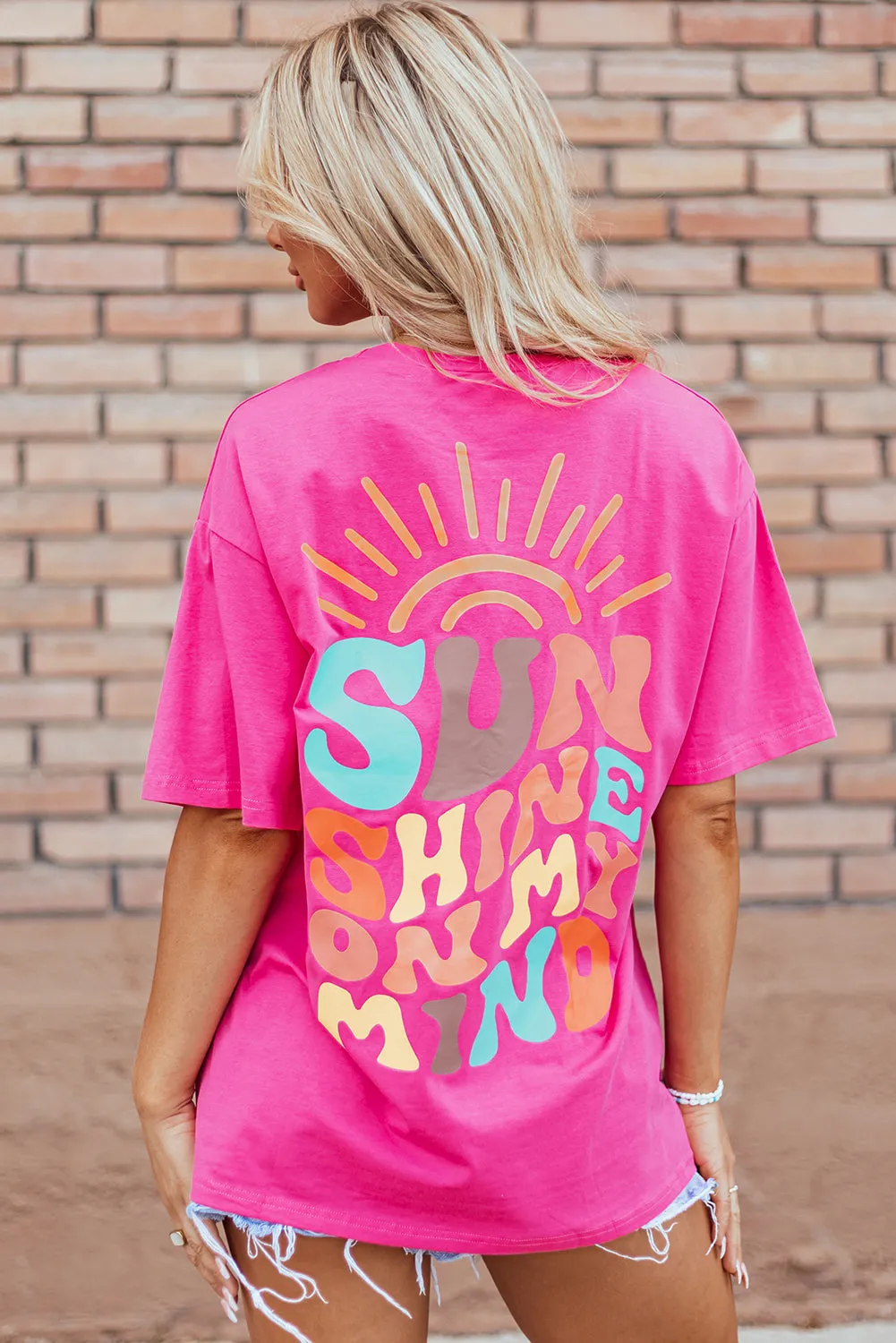 SUNSHINE ON MY MIND Graphic Tee by Threaded Pear sold by Zulily product image thumbnail 3