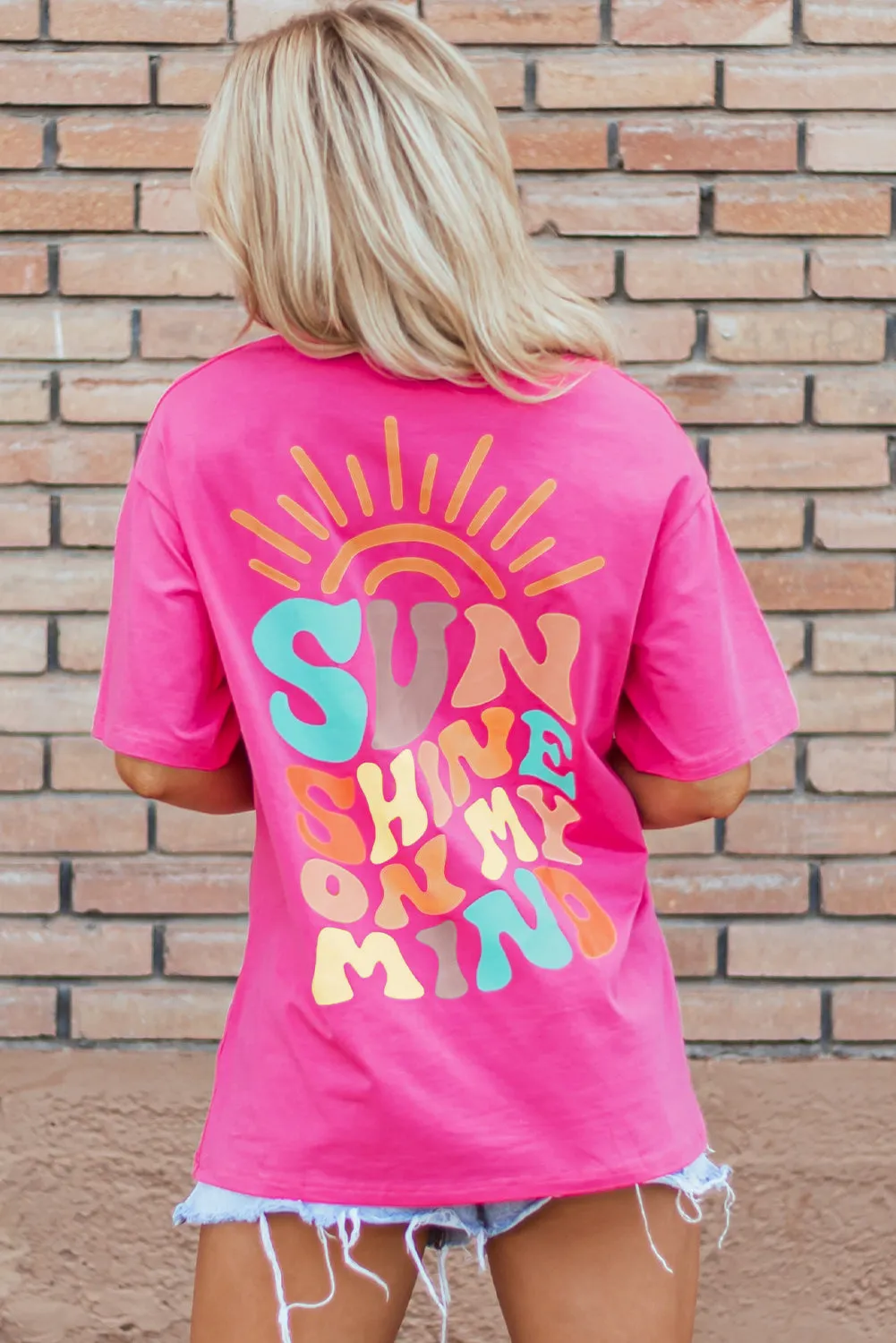 SUNSHINE ON MY MIND Graphic Tee by Threaded Pear sold by Zulily product image thumbnail 5