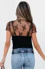 Ensley Sheer Mesh Short Sleeve Blouse by Threaded Pear sold by Zulily