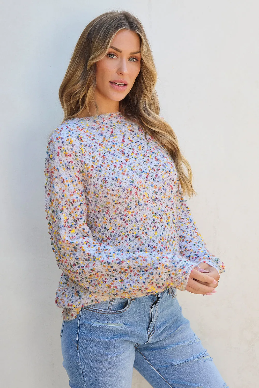 Everly Confetti Sweater by Threaded Pear sold by Zulily product image thumbnail 4