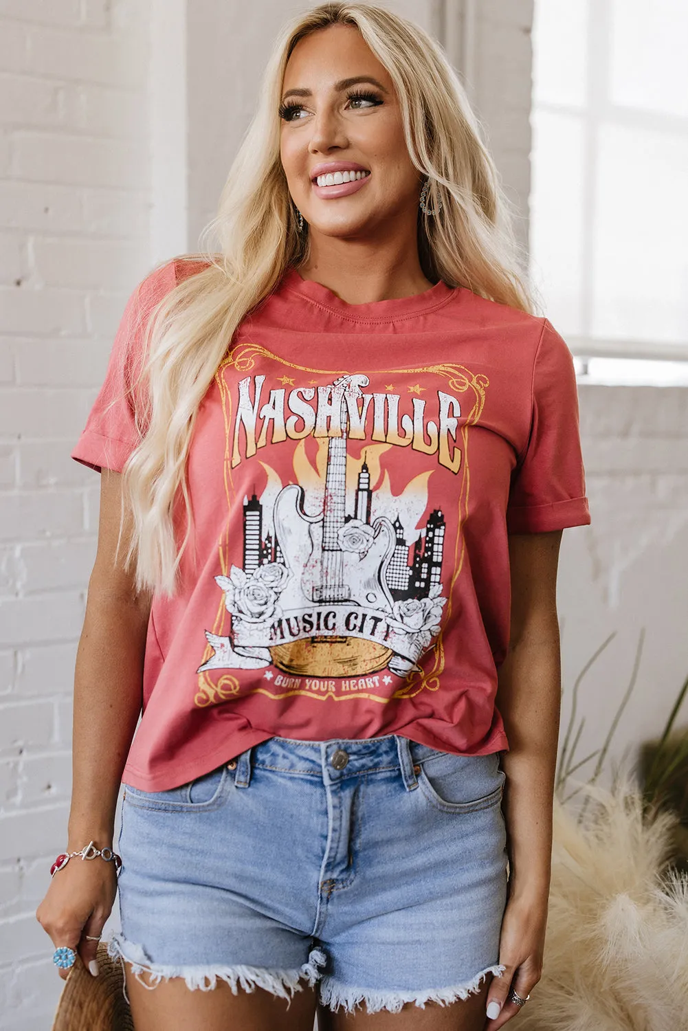 Nashville Music City Retro Fashion Tee by Threaded Pear sold by Zulily product image thumbnail 5