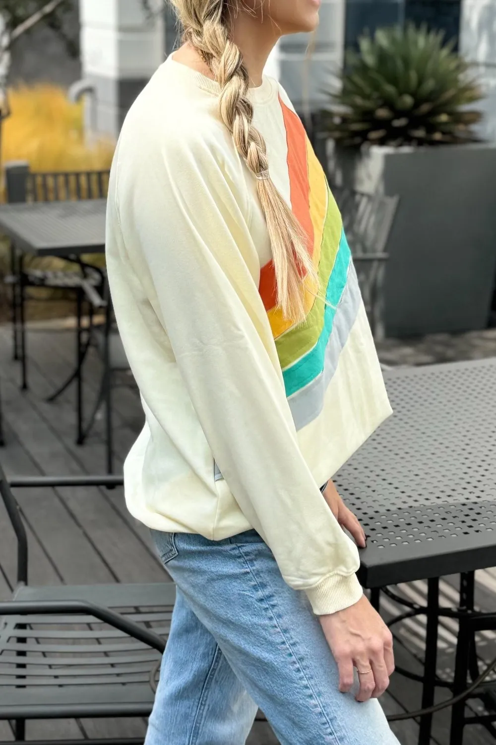 Penelope Striped Pullover Sweatshirt by Threaded Pear sold by Zulily product image thumbnail 5