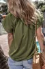 Skyla Pleated Flutter Sleeve Satin Top by Threaded Pear sold by Zulily