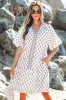 Jaycee Floral Neck Tie Ruffled Dress by Threaded Pear sold by Zulily