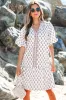 Jaycee Floral Neck Tie Ruffled Dress by Threaded Pear sold by Zulily